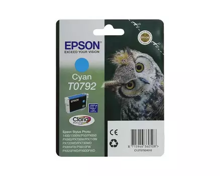 Картридж голубой Epson C13T07924010