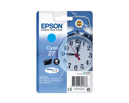 Картридж голубой Epson C13T27024022