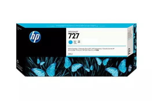 Картридж голубой HP Inc. 727, F9J76A
