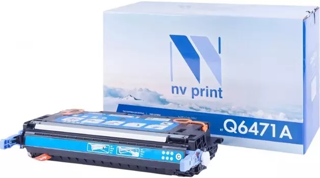 Картридж голубой NVPrint Color LaserJet, NV-Q6471AC