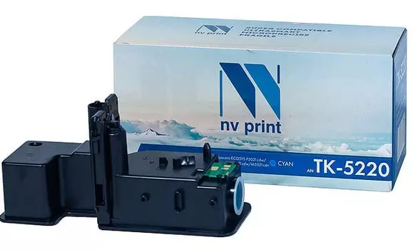 Картридж голубой NVPrint Kyocera, NV-TK5220C