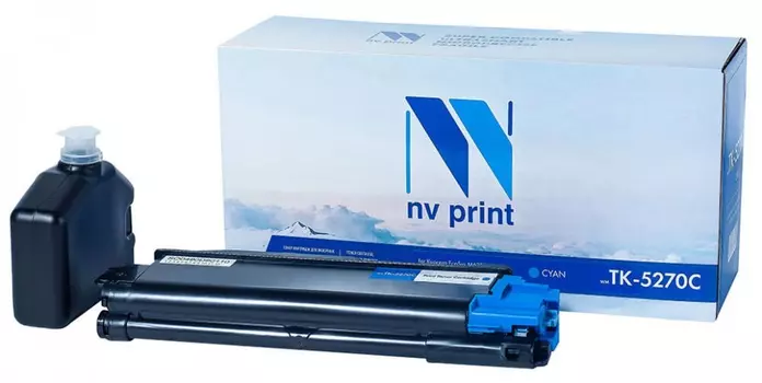 Картридж голубой NVPrint Kyocera, NV-TK5270C
