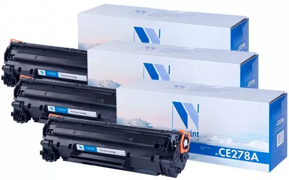 Картридж черный NVPrint NV-CE278A-SET3