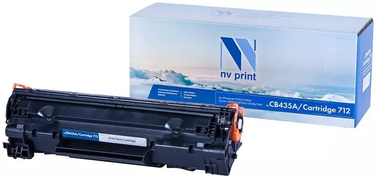 Картридж черный NVPrint NV-CB435A/712