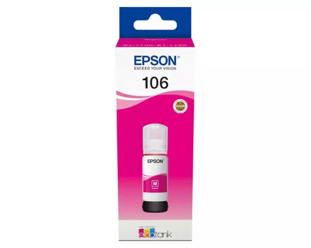 Картридж пурпурный Epson 106, C13T00R340