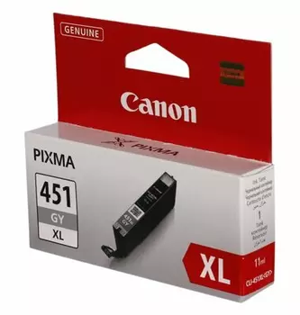 Картридж серый Canon CLI-451GY, 6476B001