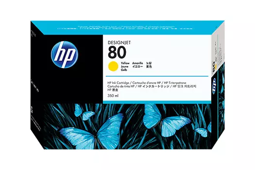 Картридж желтый HP Inc. 80, C4848A