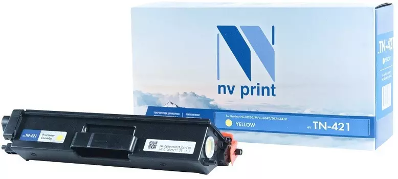 Картридж желтый NVPrint Brother, NV-TN-421Y