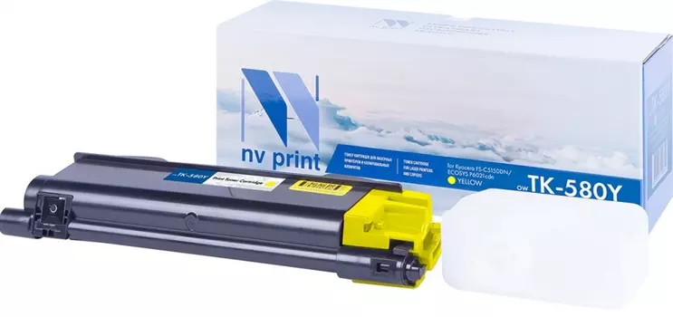 Картридж желтый NVPrint Kyocera, NV-TK580Y