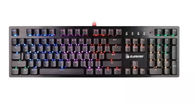 Клавиатура A4tech Bloody B820R b820r black (red switch), цвет черный