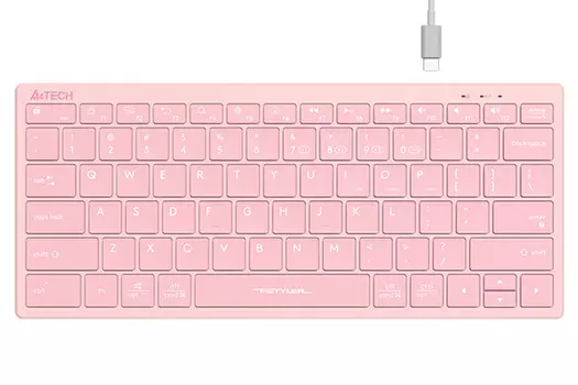 Клавиатура A4tech Fstyler FBX51C PINK, цвет розовый