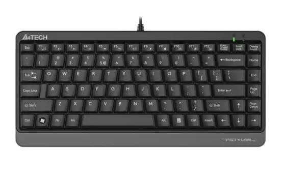 Клавиатура A4tech Fstyler FKS11 GREY, цвет черный