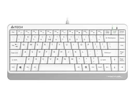 Клавиатура A4tech Fstyler FKS11 WHITE, цвет белый