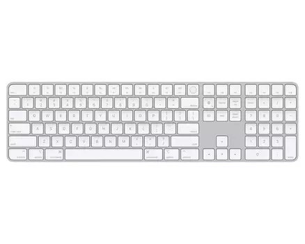 Клавиатура Apple Magic Keyboard with Touch ID and Numeric Keypad for Mac MK2C3ZA/A, цвет белый EN keyboard