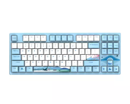 Клавиатура Dareu Клавиатура A87L Swallow, цвет белый