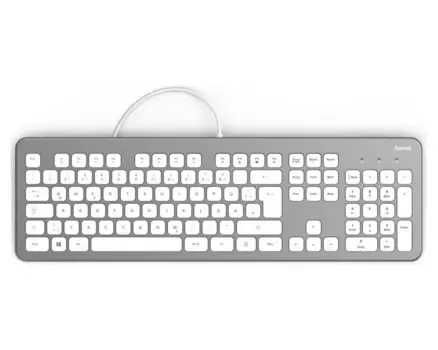 Клавиатура HAMA KC-700 R1182651, цвет серебристый