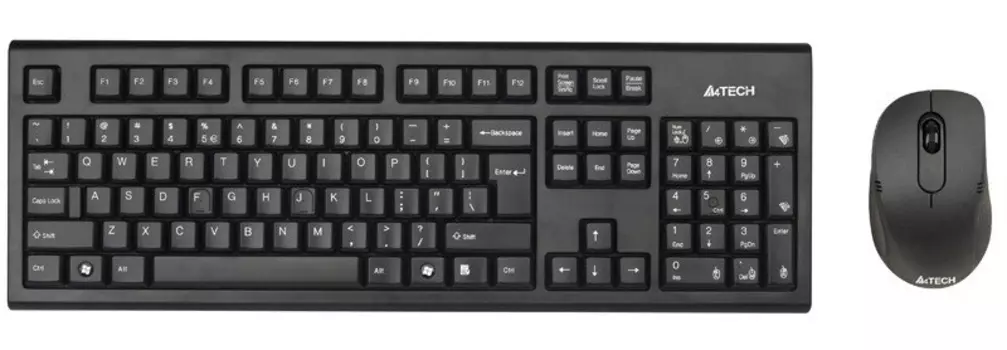 Клавиатура+мышь A4tech 7100N, цвет черный