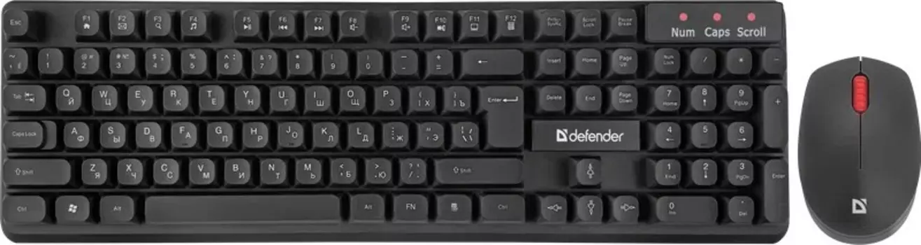 Клавиатура+мышь Defender Milan C-992 45992, цвет черный