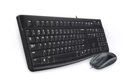 Клавиатура+мышь Logitech MK120 920-002561, цвет черный