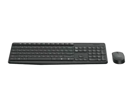 Клавиатура+мышь Logitech MK235 920-007931, цвет черный EN keyboard