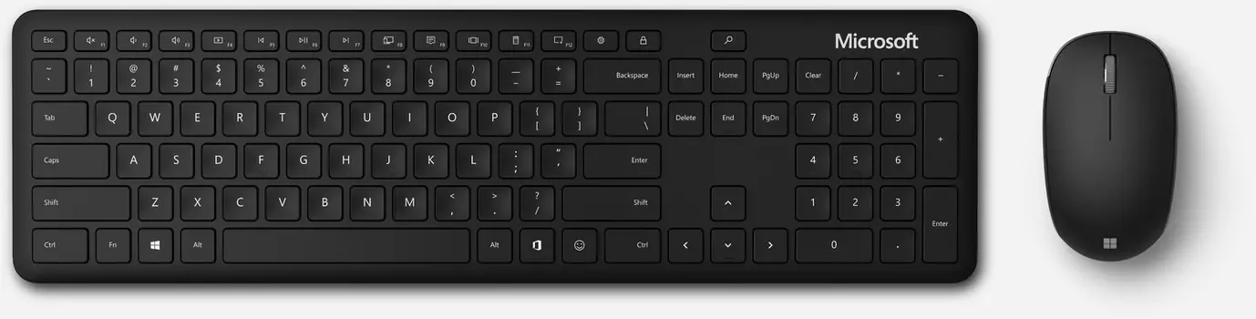 Клавиатура+мышь Microsoft Corporation Wireless Desktop For Business 1AI-00011, цвет черный