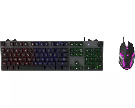 Клавиатура+мышь Oklick Комплект 500GMK 1546797, цвет черный