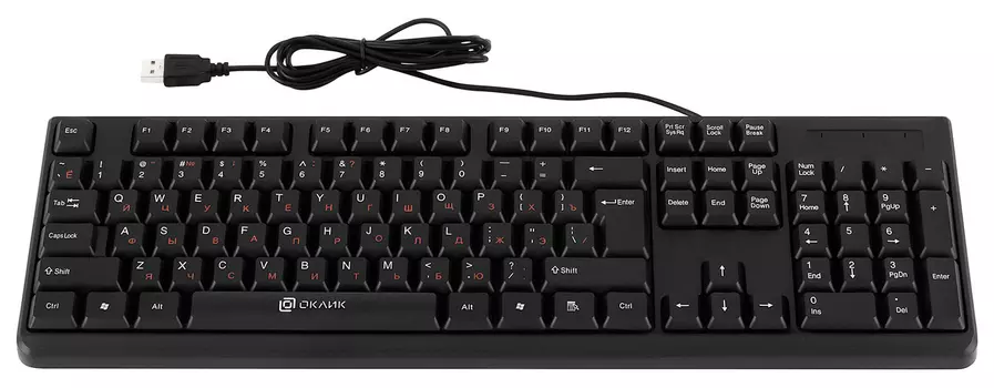 Клавиатура Oklick KeyBoard 100M 654570, цвет черный