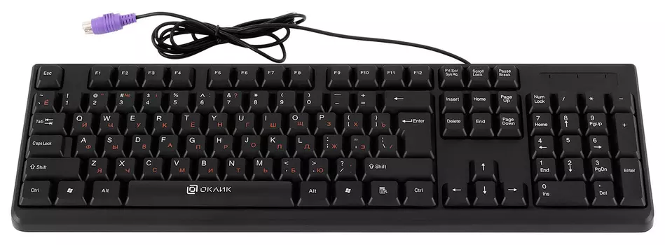 Клавиатура Oklick KB 100M 654571, цвет черный