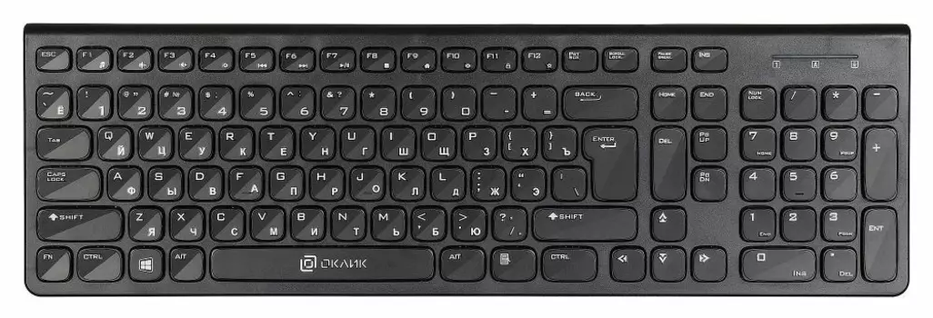 Клавиатура Oklick KB 590M 483495, цвет черный