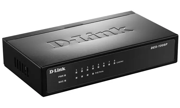 Коммутатор D-LINK DES-1008P