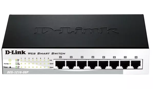 Коммутатор D-LINK DES-1210-08P