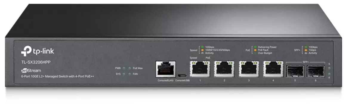 Коммутатор TP-LINK TL-SX3206HPP
