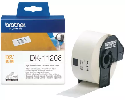 Лента черный Brother DK11208