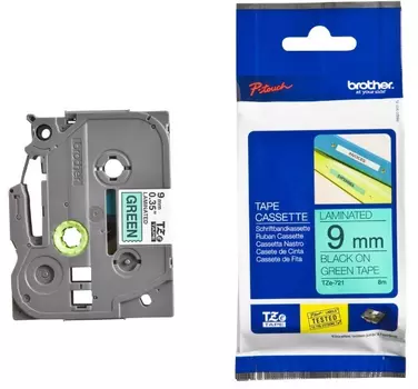 Лента зеленый Brother TZE721