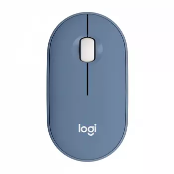Мышь Logitech Pebble M350 910-006655, цвет голубой