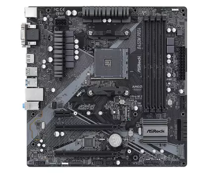 Материнская плата ASRock AM4 AMD B450 B450M PRO4 R2.0
