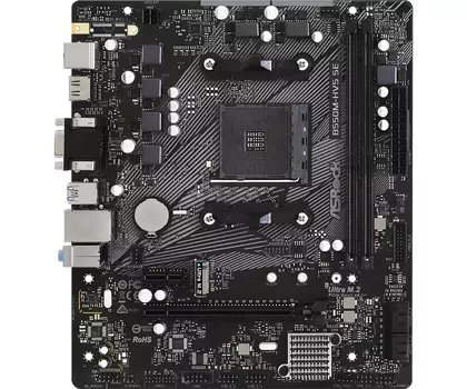 Материнская плата ASRock AM4 AMD B550 B550M-HVS SE