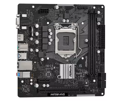 Материнская плата ASRock LGA 1200 Intel H470 H470M-HVS R2.0