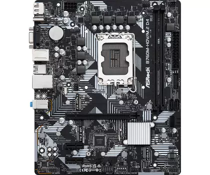 Материнская плата ASRock LGA 1700 Intel B760 B760M-HDV/M.2 D4