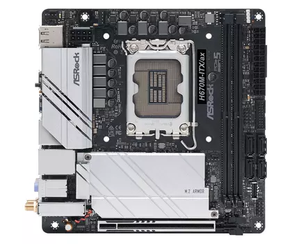 Материнская плата ASRock LGA 1700 Intel H670 H670M-ITX/AX