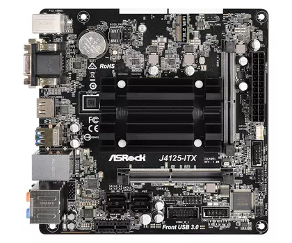 Материнская плата ASRock Onboard CPU J4125-ITX