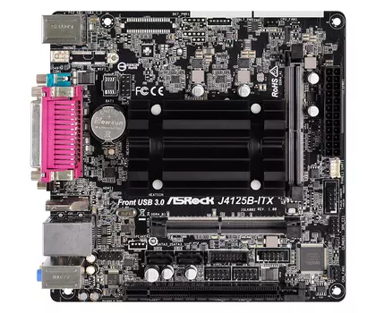 Материнская плата ASRock Onboard CPU J4125B-ITX