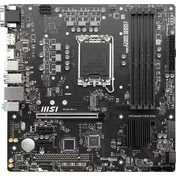 Материнская плата MSI Intel B660 PRO B660M-P WIFI DDR4