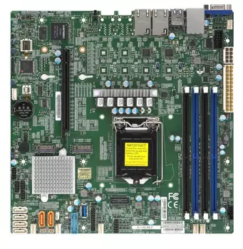 Материнская плата SUPERMICRO LGA 1151 Intel C246 X11SCM-F