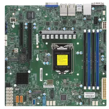 Материнская плата SUPERMICRO LGA 1151 Intel C246 X11SCH-LN4F