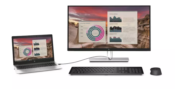 Монитор HP E27u G4 27.0-inch черный
