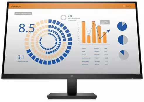 Монитор HP P27q 27.0-inch черный