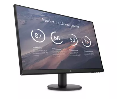 Монитор HP P27v 27.0-inch черный