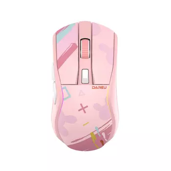 Мышь Dareu Мышь A950 Pink, дизайнерский рисунок