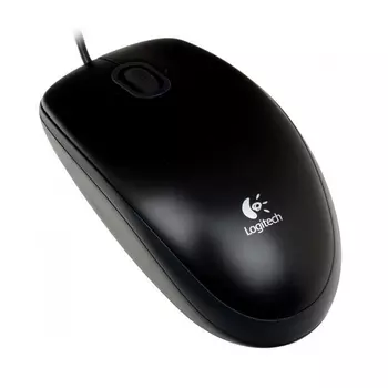 Мышь Logitech B100 910-005547, цвет черный